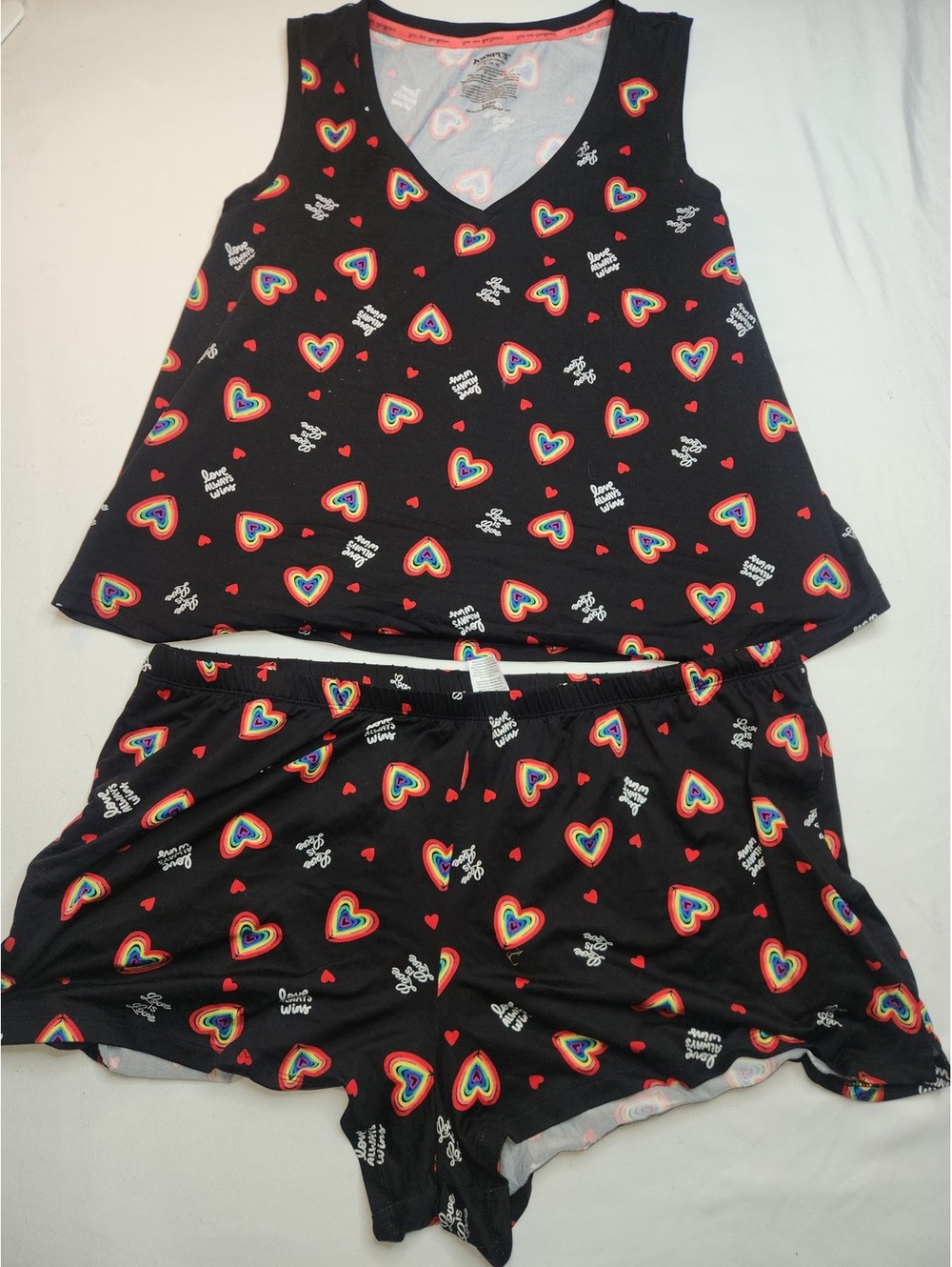 Joyspun Heart Pajama Set